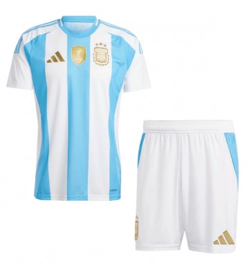 Argentina Hjemmebanesæt Børn Copa America 2024 Kort ærmer (+ korte bukser)